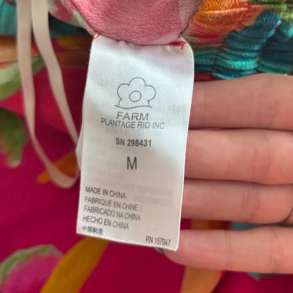 Farm Rio Tropical Print Women's Shorts with pockets Sz M - Picture 6 of 11